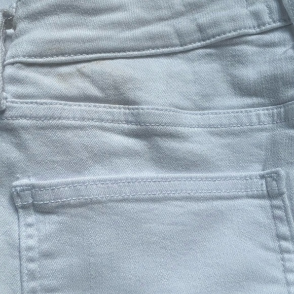 Pistola Audrey White Raw Hem Skinny Jeans Size 28 - Picture 8 of 9